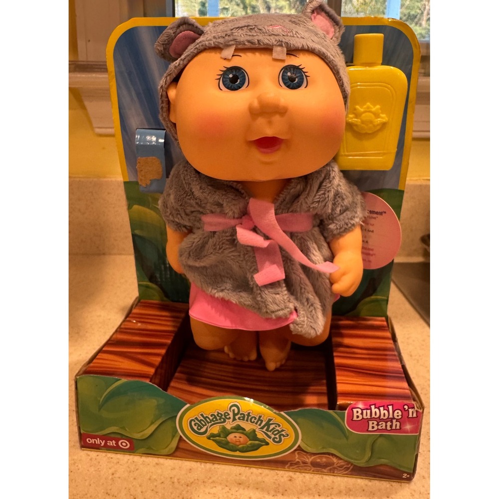Cabbage Patch Kids Bubble 'n Bath Tiny Newborn - NEW but Missing Washcloth
